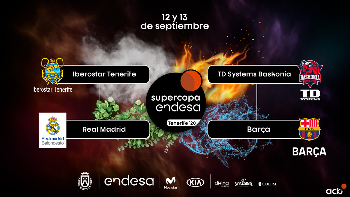 Ya se conocen los emparejamientos para la Supercopa Endesa