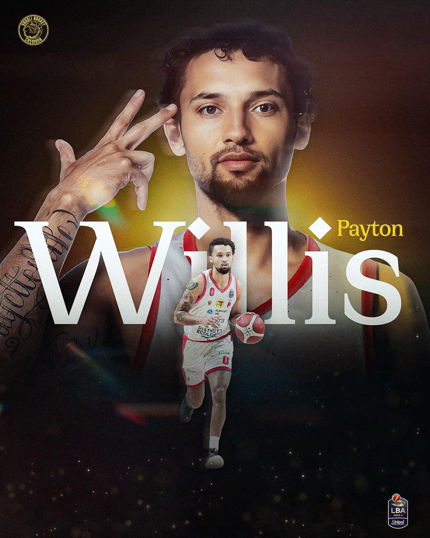 Payton Willis vuelve a Italia para fichar por el Cremona