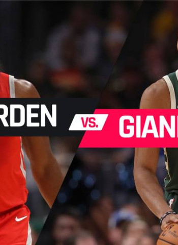 La lucha por el MVP de la NBA ya es cosa de dos, o James Harden o Giannis Antetokounmpo