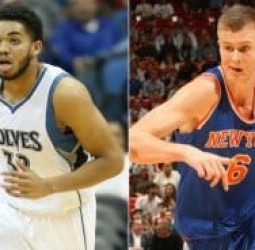 Porzingis y Towns, de nuevo, novatos del mes en la NBA