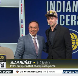 Los Pacers seleccionan a Juan Núñez, y lo traspasan a los Spurs