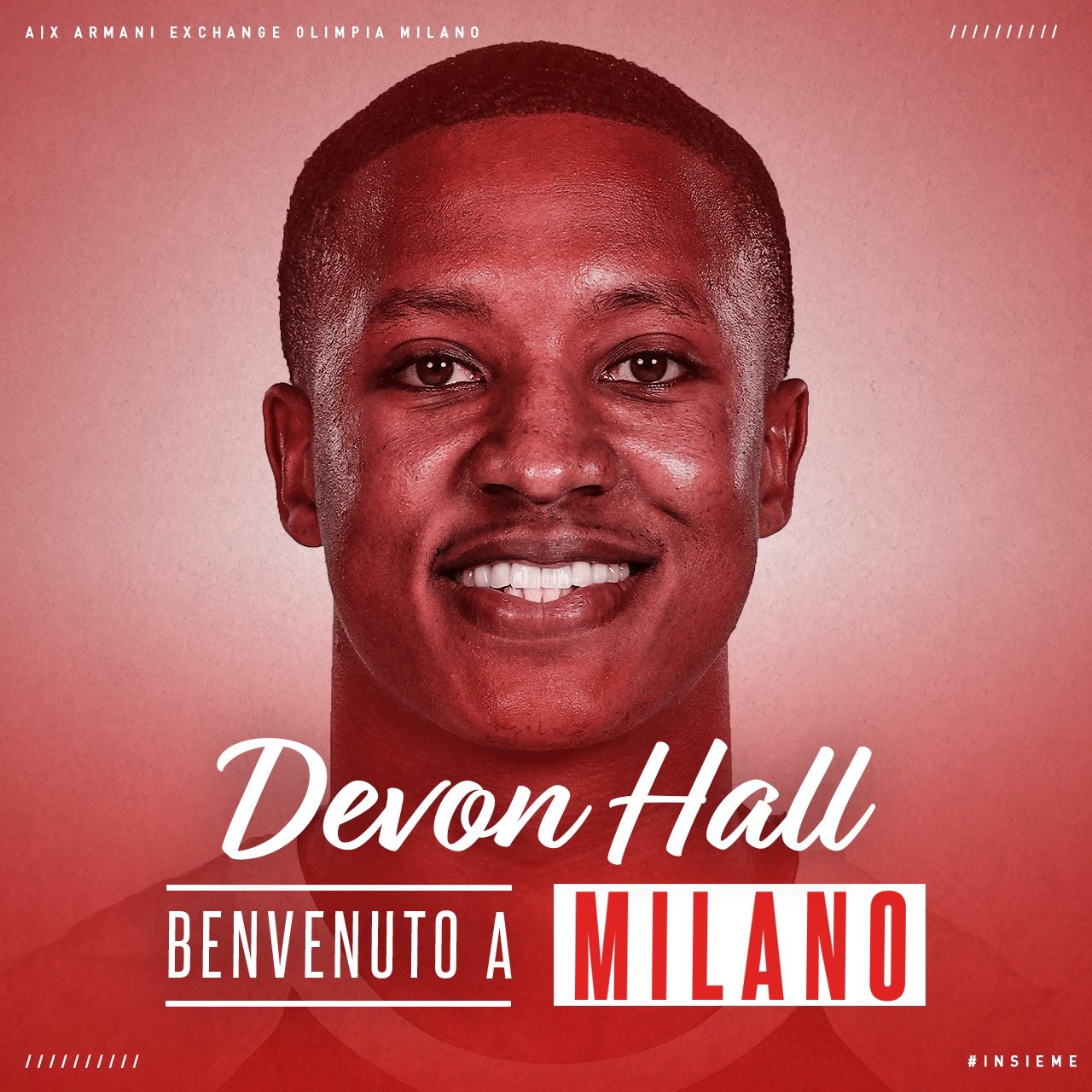 Devon Hall, nuevo jugador del Armani Milán