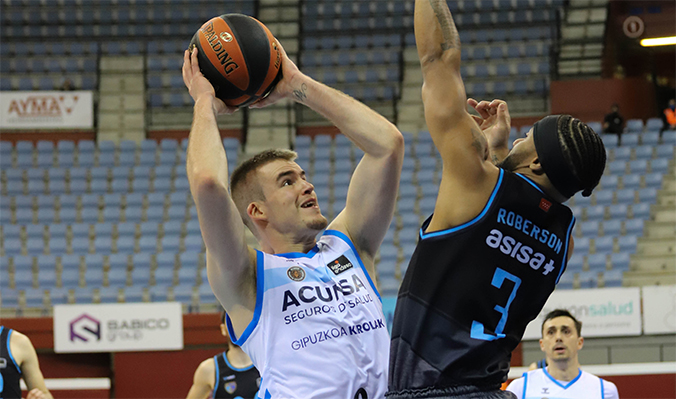 Tras el parón de dos semanas el Acunsa Gipuzkoa Basket busca seguir con la buena dinámica en el derbi