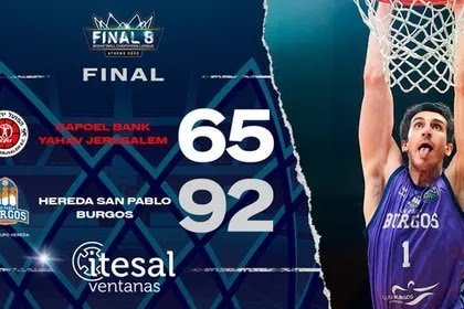 San Pablo Burgos se cuela en las semifinales de la Basketball Champions League (92-65)