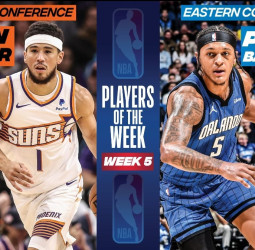 Paolo Banchero y Devin Booker, jugadores de la semana NBA