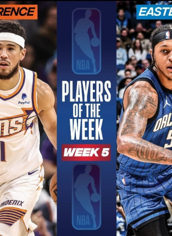 Paolo Banchero y Devin Booker, jugadores de la semana NBA