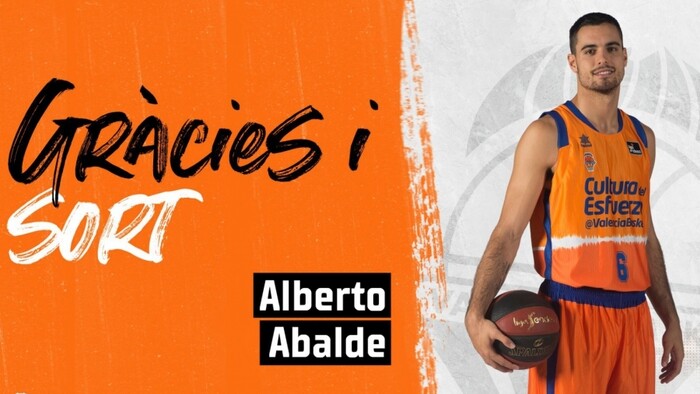 Alberto Abalde se desvincula del Valencia Basket