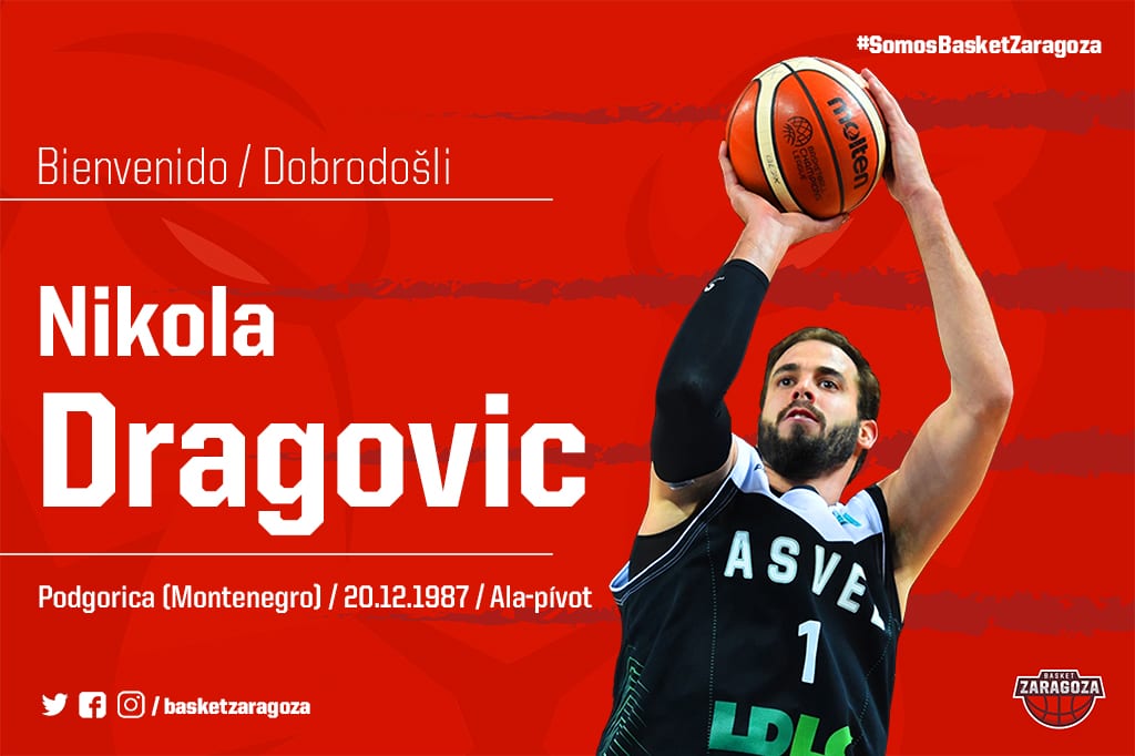 Tecnyconta Zaragoza incorpora al ala-pívot Nikola Dragovic