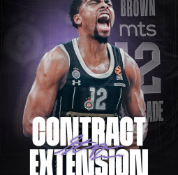 Sterling Brown renueva con el Partizan