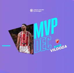 MVP de diciembre EuroLeague: Luca Vildoza, Crvena Zvezda Meridianbet Belgrado