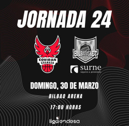 El Coviran visita el domingo al Surne Bilbao Basket