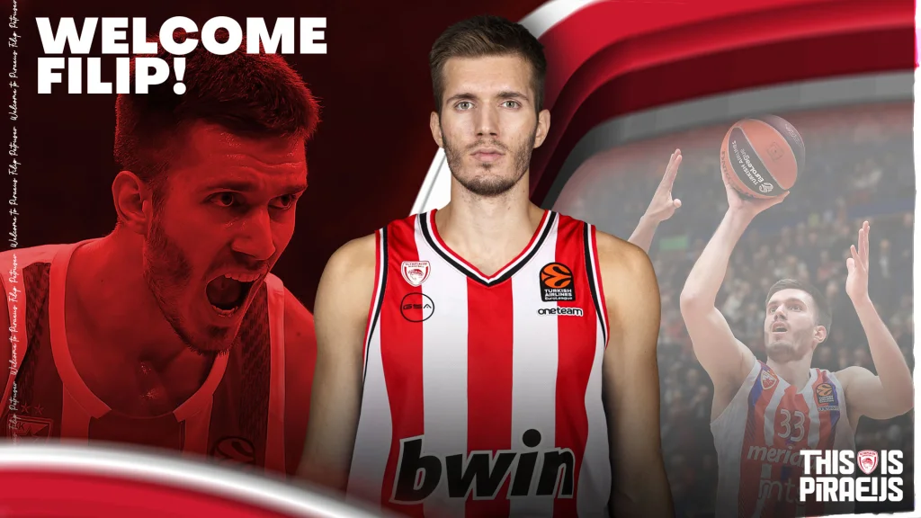 El Olympiacos anuncia el fichaje de Filip Petrusev