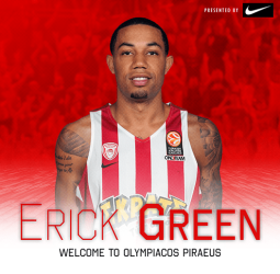 El Olympiacos anuncia el fichaje de Erick Green