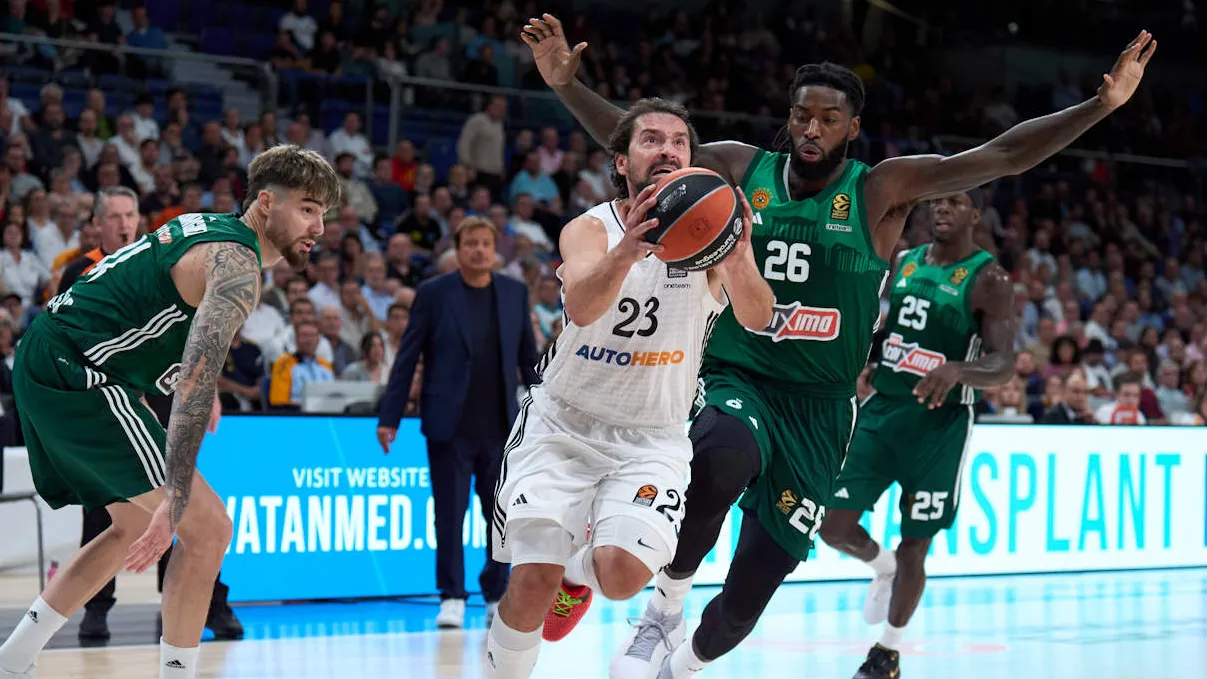 El Real Madrid aplaca un tanto su crisis tras ganar al Panathinaikos, 90-86