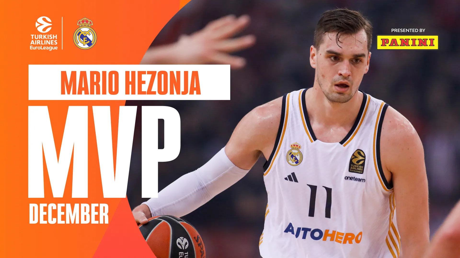 MVP de diciembre EuroLeague: Mario Hezonja, Real Madrid