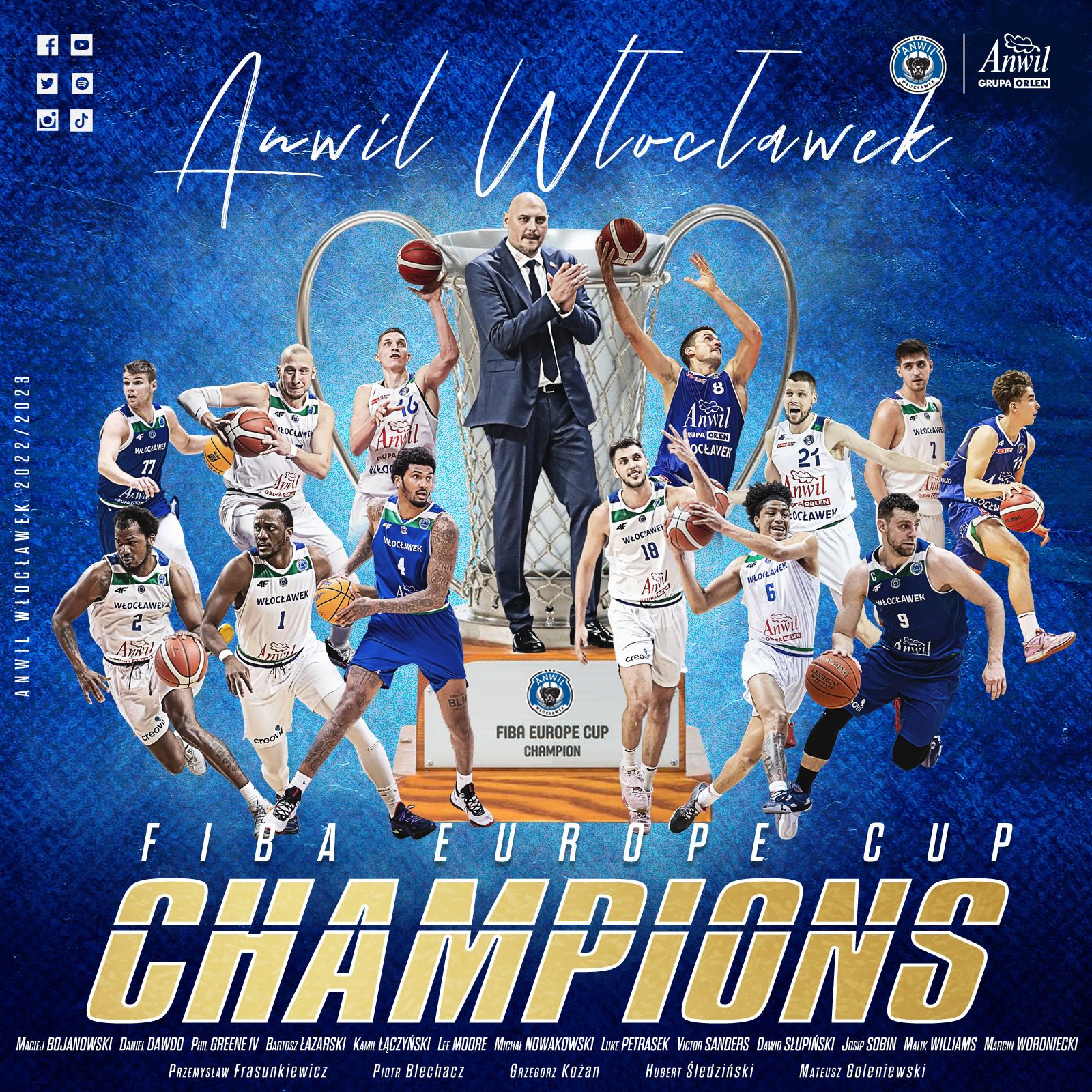 Anwil Wloclawek, campeón de la Fiba Europe Cup