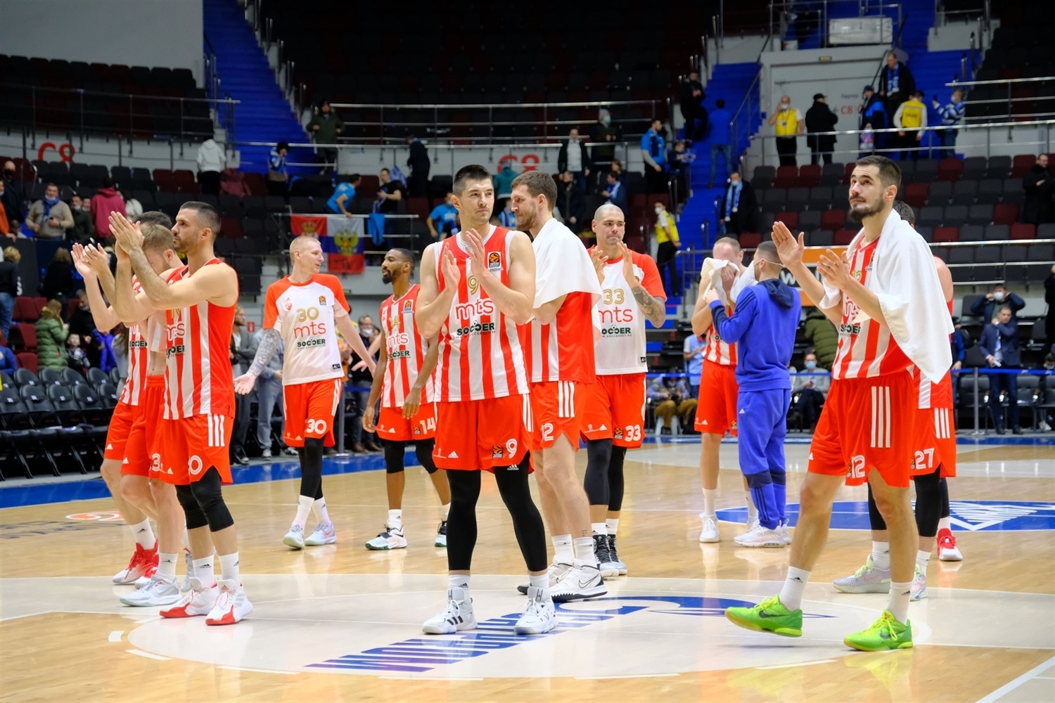 El Estrella Roja frena en seco al Zenit (58-69)