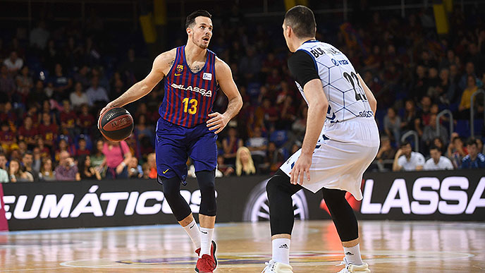 El Barça impone su físico a un Delteco que nunca tiro la toalla (88-71)