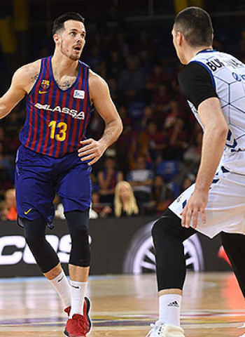 El Barça impone su físico a un Delteco que nunca tiro la toalla (88-71)
