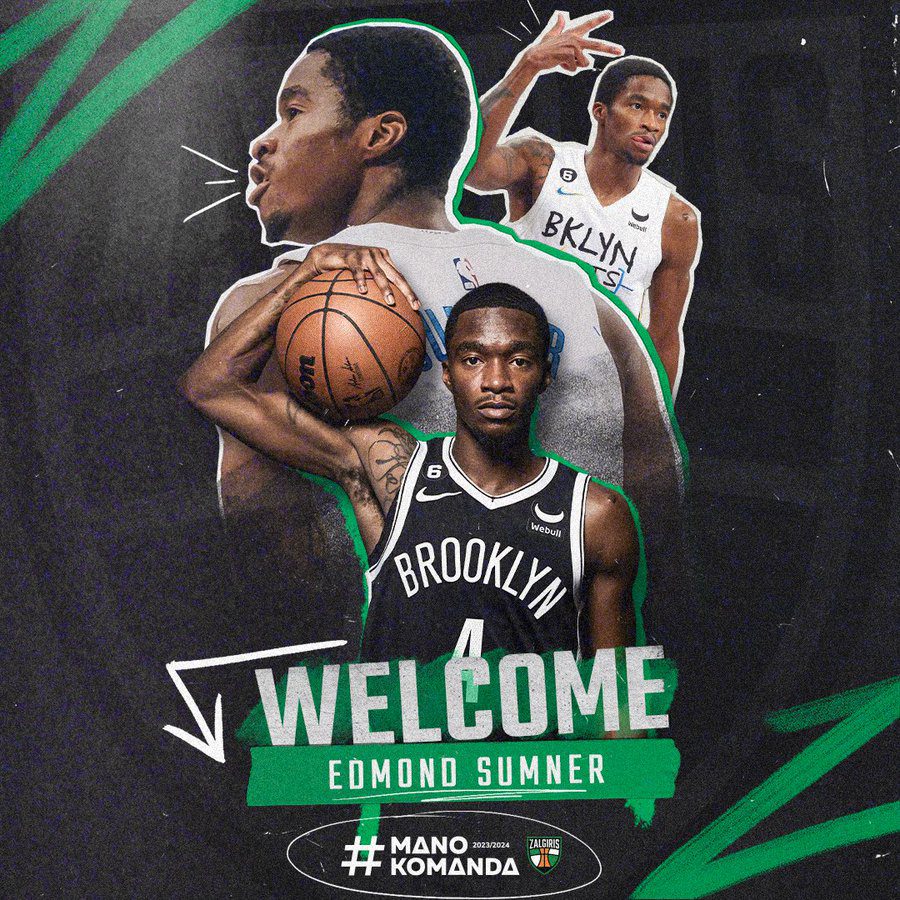 El Zalgiris Kaunas anuncia el fichaje de Edmond Sumner
