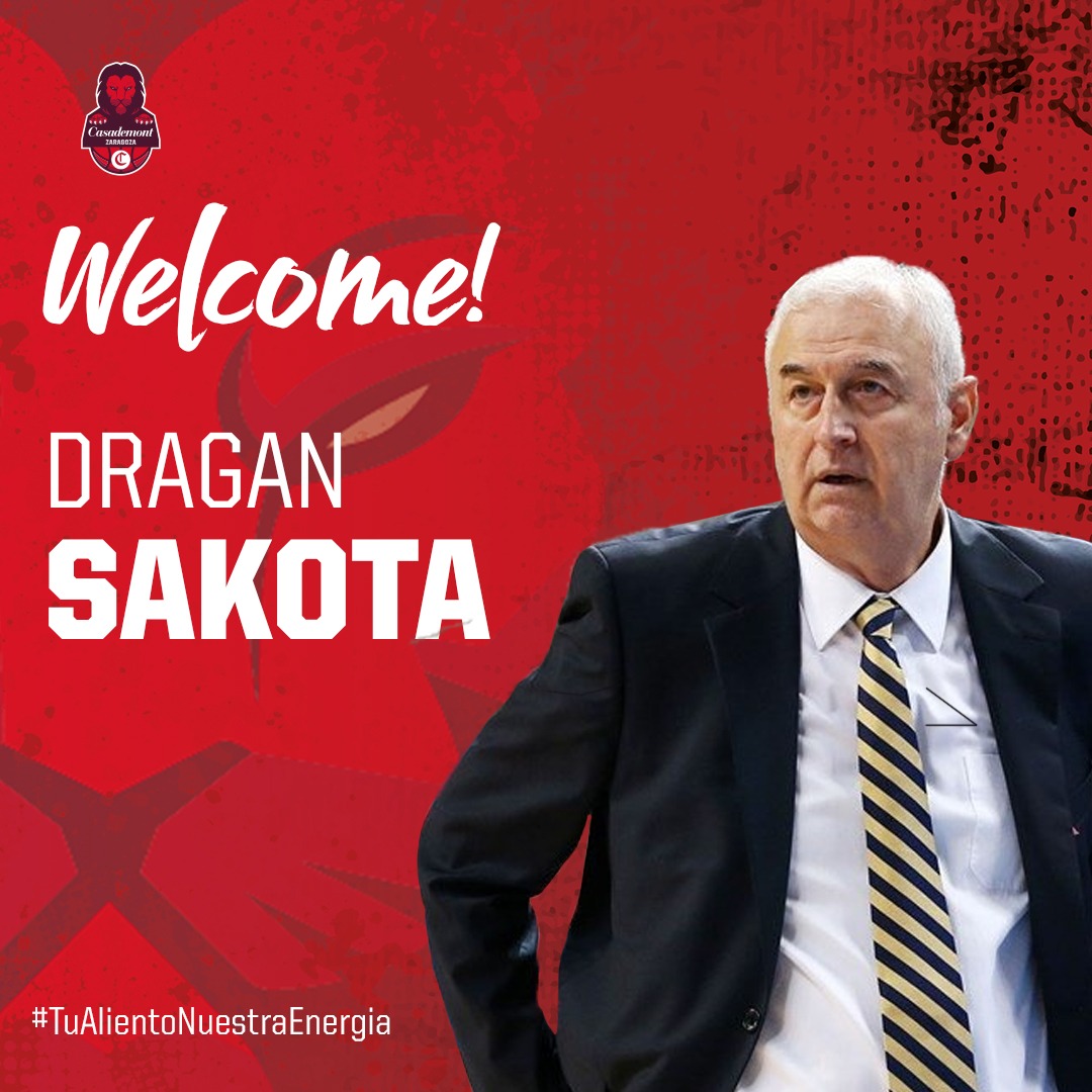 Dragan Sakota, nuevo entrenador de Casademont Zaragoza