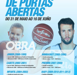 Los equipos más jóvenes de la cantera del Obradoiro CAB ponen fin a una divertida temporada