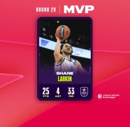 MVP de la Jornada 29º EuroLeague: Shane Larkin, Anadolu Efes Istanbul