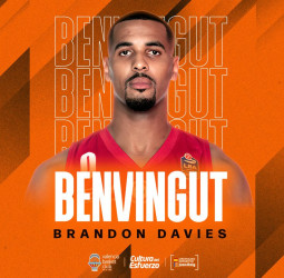 Brandon Davies regresa a la Liga Endesa de la mano de Valencia Basket