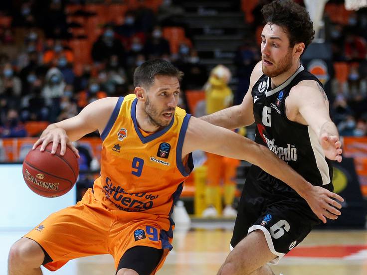 Valencia Basket se impone a la Virtus Bologna gracias a un gran Prepelic (83-77)