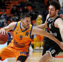Valencia Basket se impone a la Virtus Bologna gracias a un gran Prepelic (83-77)