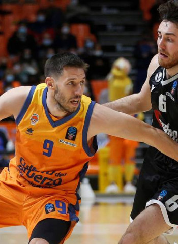 Valencia Basket se impone a la Virtus Bologna gracias a un gran Prepelic (83-77)