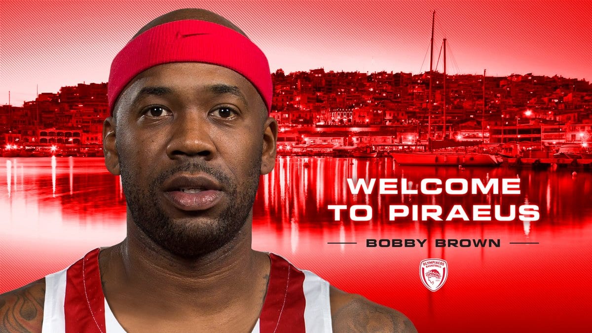 Bobby Brown refuerza al Olympiacos hasta final de temporada