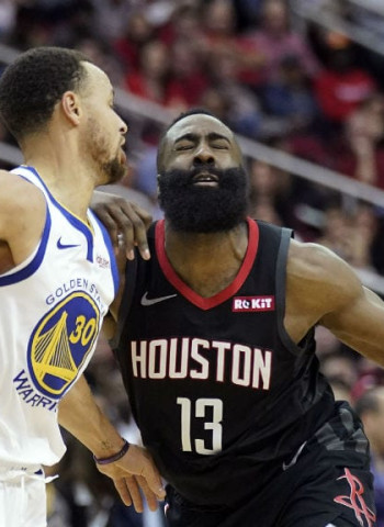 Los Warriors superan a los Rockets, y los Thunder ganan a los Nets