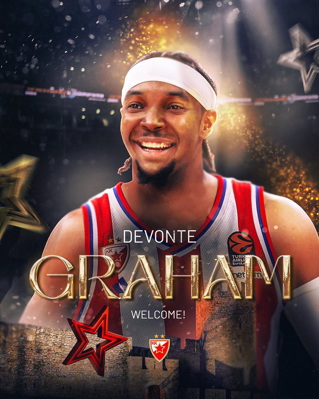 Devonte’ Graham refuerza el backcourt del Crvena Zvezda en su primera aventura EuroLeague