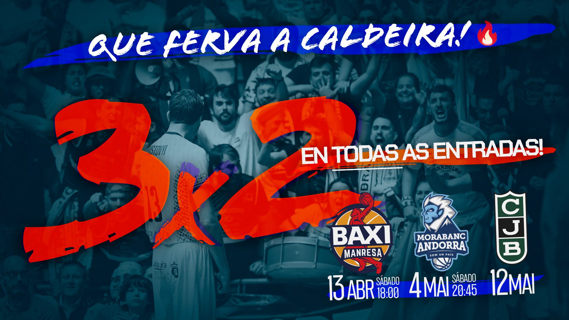 El Monbus Obradoiro ofrece una promoción de 3x2 para animar al equipo en los tres últimos partidos de liga