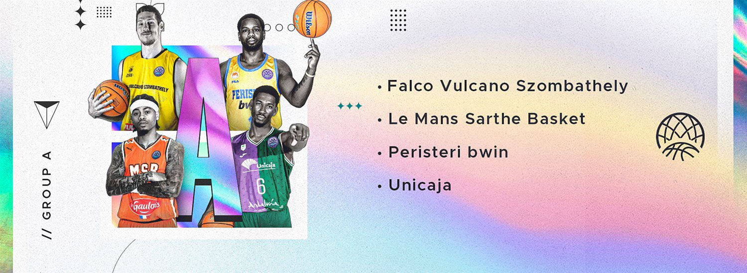 Previa del Grupo A: el favorito Unicaja se enfrenta a rivales de Francia, Grecia y Hungría