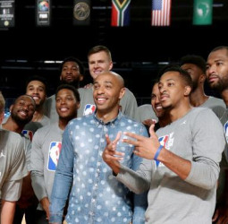 El equipo mundial supera al africano en el #NBAAfricaGame