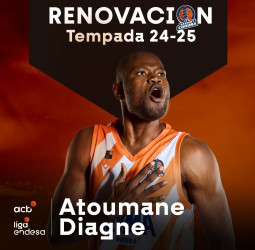 Atou Diagne, renovado por cuarta temporada