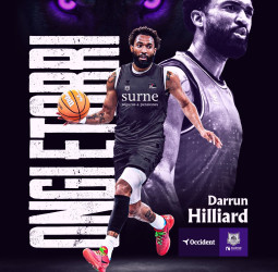 Darrun Hilliard, primer fichaje del Surne Bilbao Basket 25/26