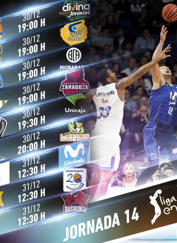 Toda la información de la jornada 14 de la liga Endesa