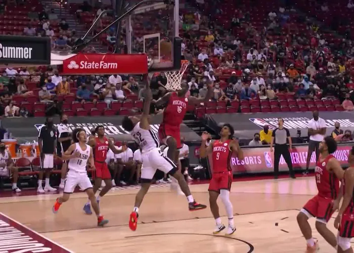 Usman Garuba cierra la Summer League NBA de Las Vegas con su mejor actuación