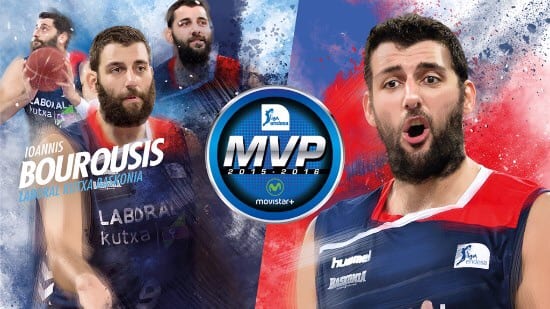 Ioannis Bourousis, MVP Movistar+ de la liga regular 2015/16