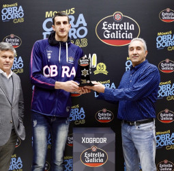 Dejan Kravic elegido Jugador Estrella Galicia del mes de octubre