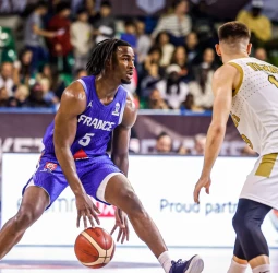 Francia inicia su nueva era con una victoria sufrida sobre Chipre, 75-59