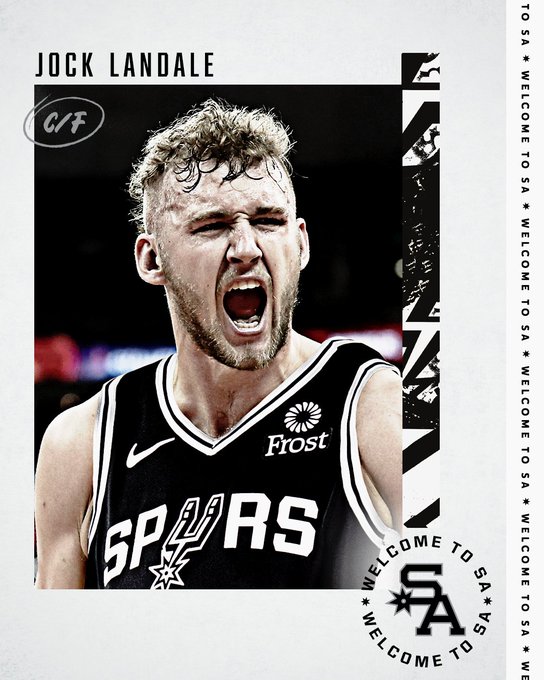 Los San Antonio Spurs anuncian la contratación de Jock Landale
