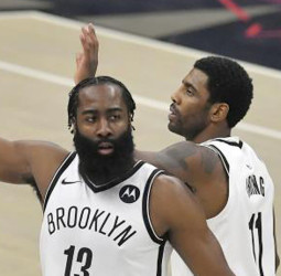 Los Nets negocian la renovaciones de Irving y Harden