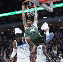 La noche NBA: Thunder apaliza a los Lakers, Celtics ganan a los Knicks de dos y en la prórroga