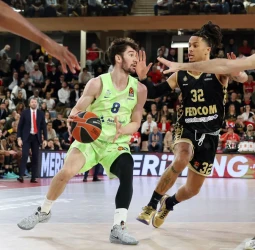 Brizuela, el "factor" en la victoria del Barcelona en Mónaco, 84-98