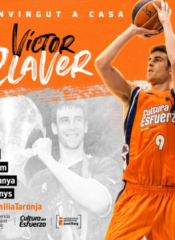 Víctor Claver vuelve a casa para su segunda etapa en Valencia Basket