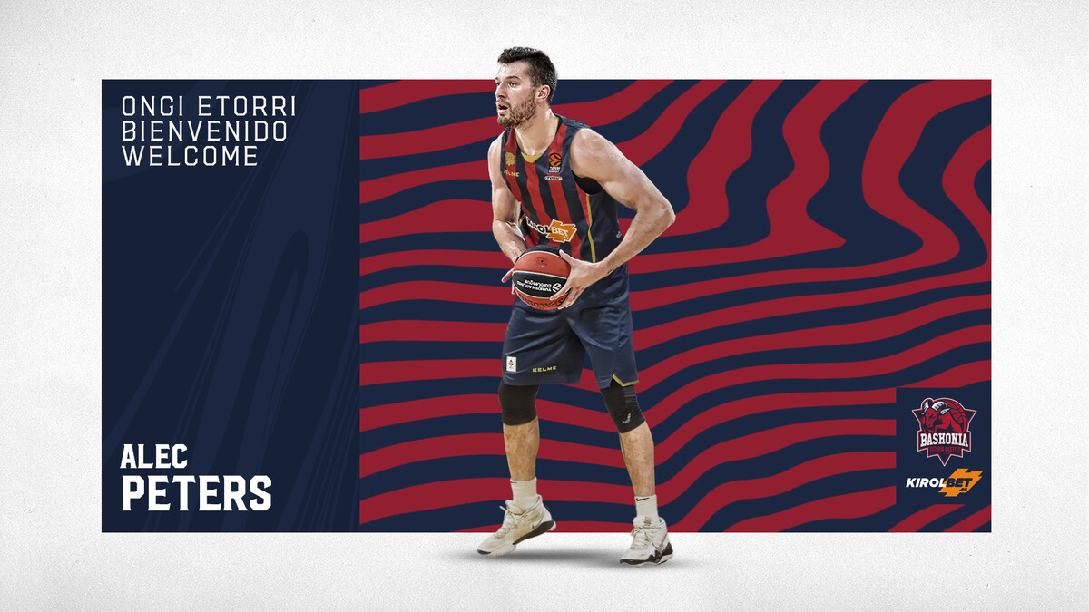 Alec Peters, nueva pieza para el juego interior de KIROLBET Baskonia